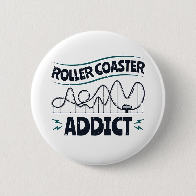 Roller Untersetzer Addict Button (Vorderseite)