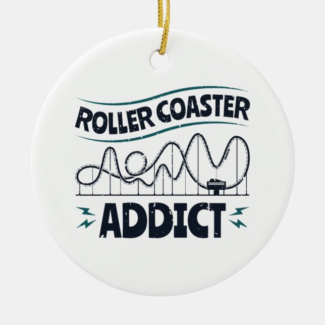Roller Untersetzer Addict Keramik Ornament (Vorne)