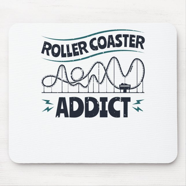Roller Untersetzer Addict Mousepad (Vorne)