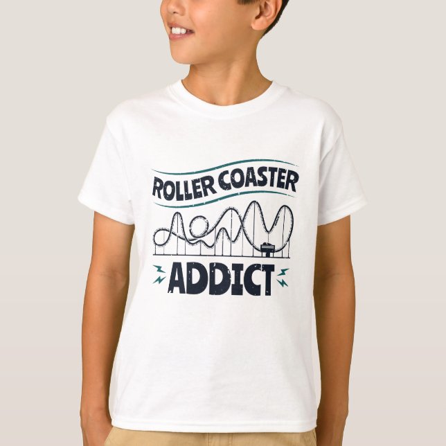 Roller Untersetzer Addict T-Shirt (Vorderseite)