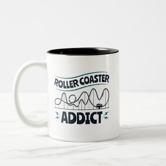 Roller Untersetzer Addict Zweifarbige Tasse (Links)