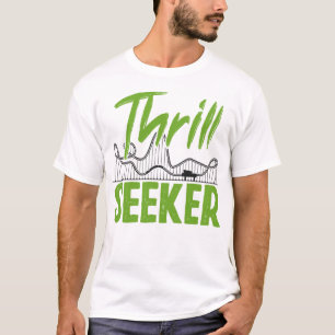 Roller Untersetzer Amusement Park Thrill Seeker T-Shirt
