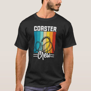 Roller Untersetzer Crew Retro Style Thema Park Amu T-Shirt