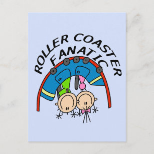 Roller Untersetzer Fanatic Tshirts und Geschenke Postkarte