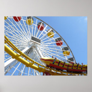 Roller Untersetzer Ferris Wheel Poster