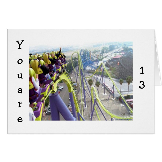 ROLLER-UNTERSETZER FÜR DIE **13** JÄHRIGE (Vorderseite (Horizontal))