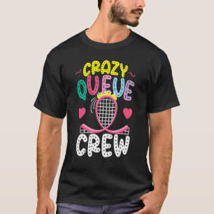Roller-Untersetzer für die Crew von Warteschlangen T-Shirt