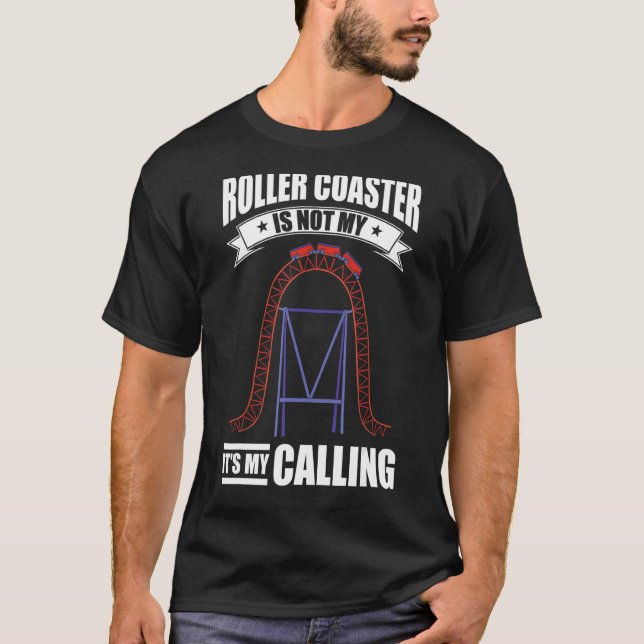 Roller Untersetzer Hobby Amusement Park Roller Unt T-Shirt (Vorderseite)