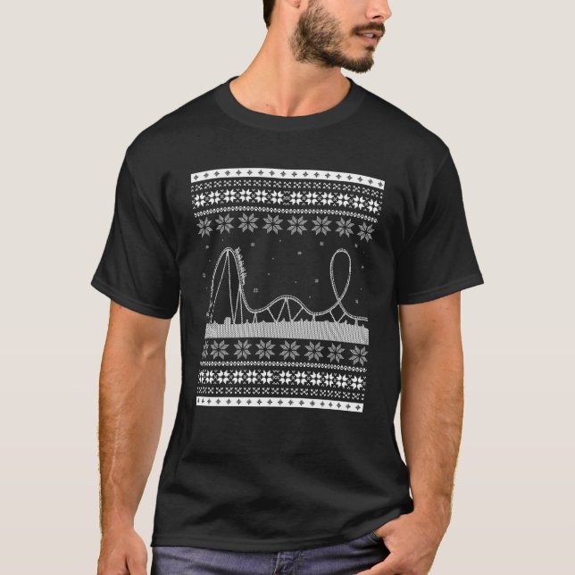 Roller Untersetzer Karneval Szene Ugly Christmas S T-Shirt (Vorderseite)