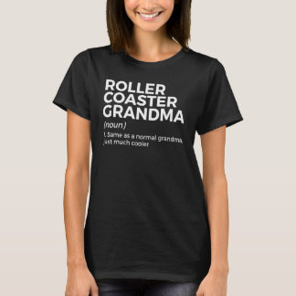 Roller-Untersetzer Oma Definition T-Shirt