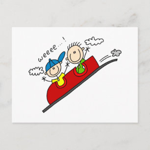 Roller Untersetzer Ride Tshirts und Geschenke Postkarte