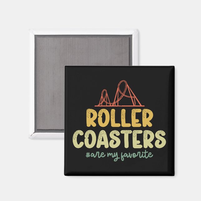 Roller-Untersetzer sind mein Lieblingspark Magnet (Vorderseite/Rückseite)