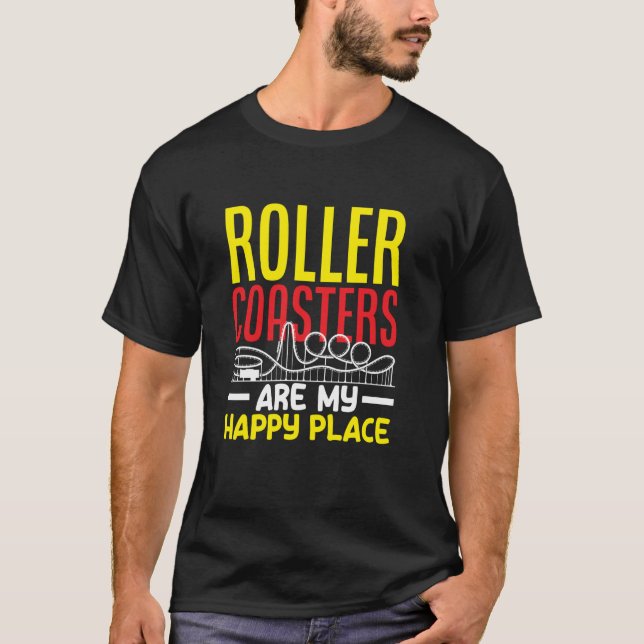 Roller-Untersetzer sind mein Spaß am Platz T-Shirt (Vorderseite)