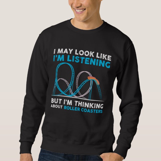 Roller-Untersetzer - Themenpark-Design Sweatshirt (Vorderseite)