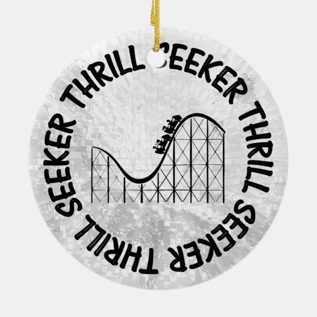 ROLLER UNTERSETZER THRILL SEEKER KERAMIK ORNAMENT (Hinten)