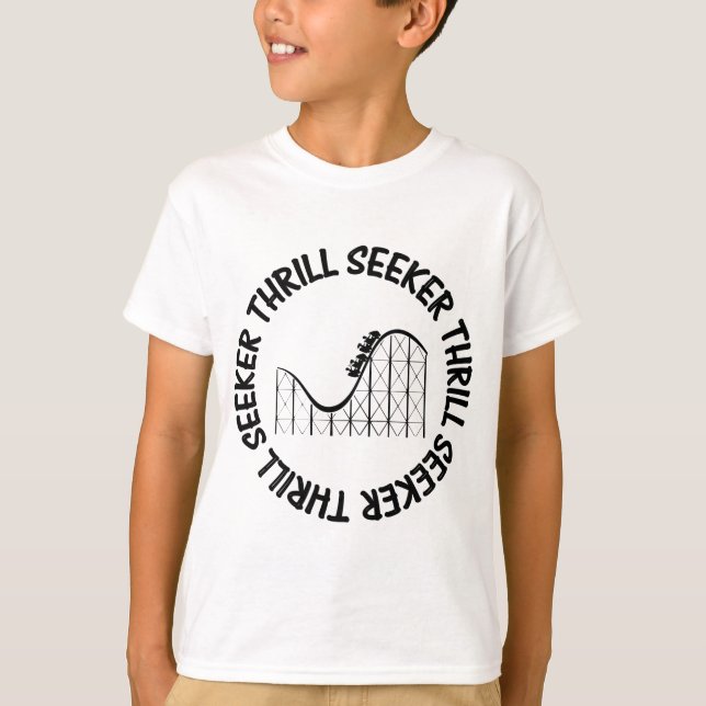 ROLLER UNTERSETZER THRILL SEEKER T-Shirt (Vorderseite)