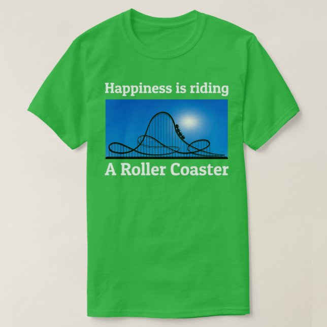 Roller Untersetzer Vergnügungspark Funny Sprichwor T-Shirt (Design vorne)