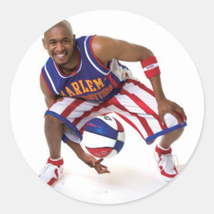 Roller zwischen den Beinen Runder Aufkleber