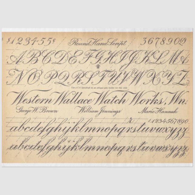 Rollerball-Decoupage Seidenpapier (Vorderseite)