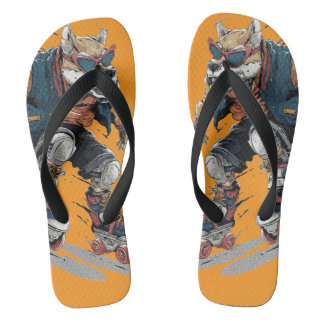 Rollerblade-Hund Flip Flops
