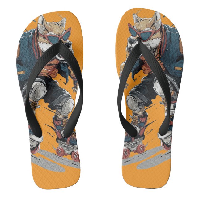 Rollerblade-Hund Flip Flops (Fußbett)