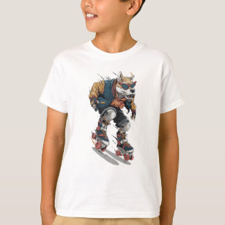 Rollerblade-Hund T-Shirt