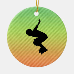 Rollerblading Keramikornament