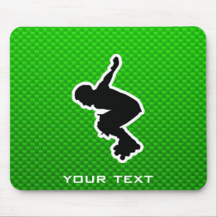Rollerblading Polizist Mousepad