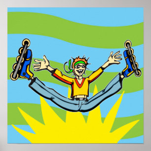 Rollerblendung Poster