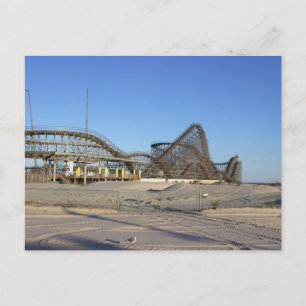 Rollercoaster Foto Postkarte