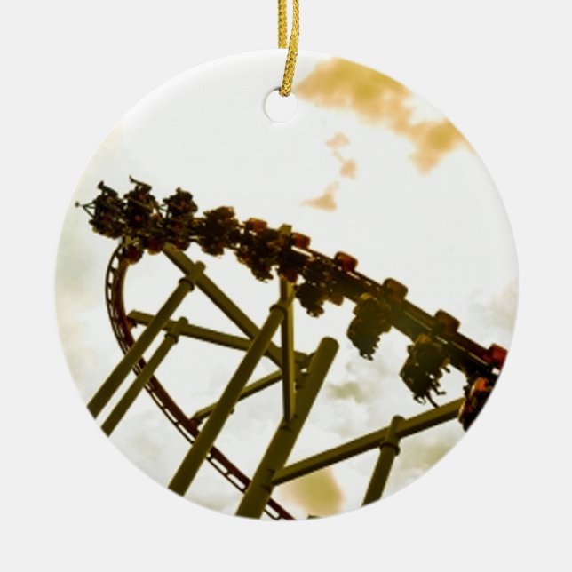 Rollercoaster Keramikornament (Vorne)
