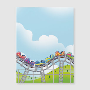 Rollercoaster Magnetkarte