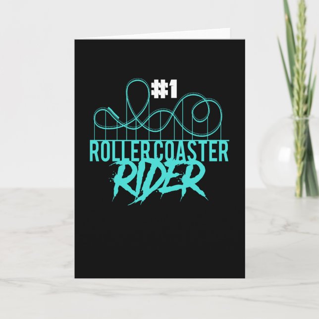 Rollercoaster Rider Rollercoaster Karte (Vorderseite)