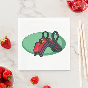Rollercoaster Themenpark Rida Napkins Serviette