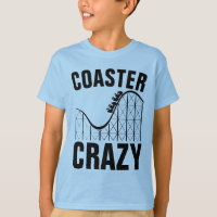 ROLLERCOASTER UNTERSETZER CRAZY T - Shirt