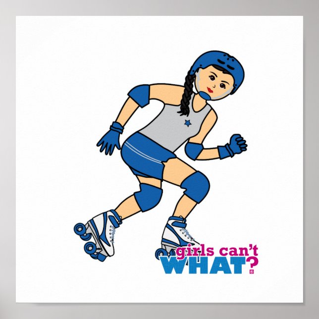Rollerderby Girl - Mittel Poster (Vorne)