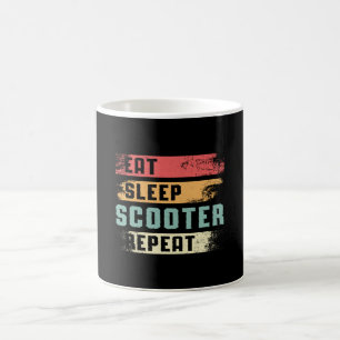 Rollerfahrer E-Roller Escooter Stunt Vintage Kaffeetasse