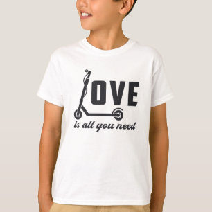 Rollerfahrer Liebe Ist Alles Was Du Brauchst Stunt T-Shirt