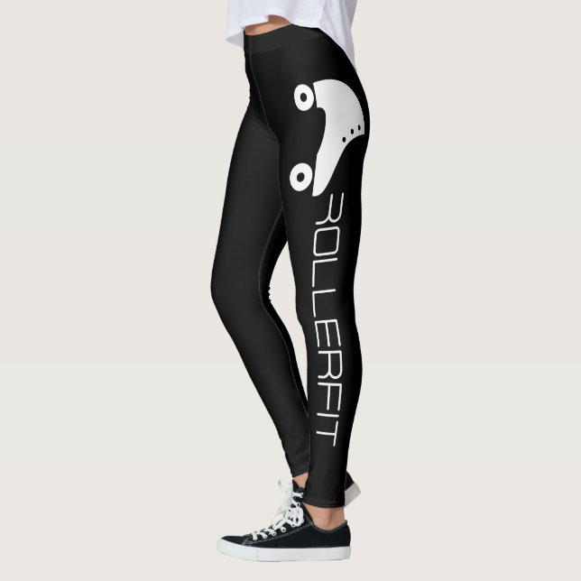 RollerFit - Schwarze Leggings (Links)