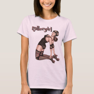 Rollergirl T-Stück T-Shirt
