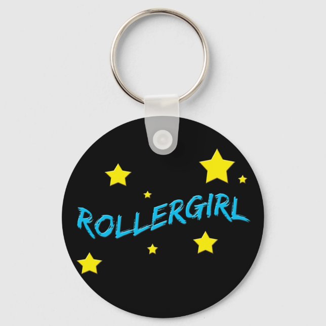 Rollergrl Schlüsselanhänger (Vorderseite)
