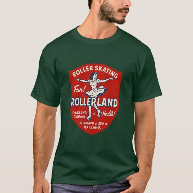 Rollerland - Oakland, CA T-Shirt (Vorderseite)
