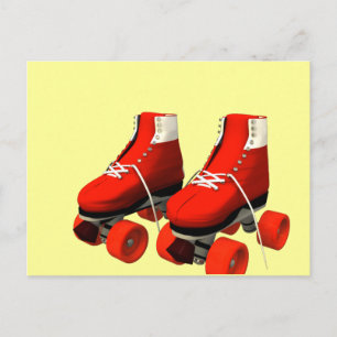 Rollerskates Postkarte