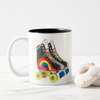 Rollerskates Retroart der achtziger Jahre