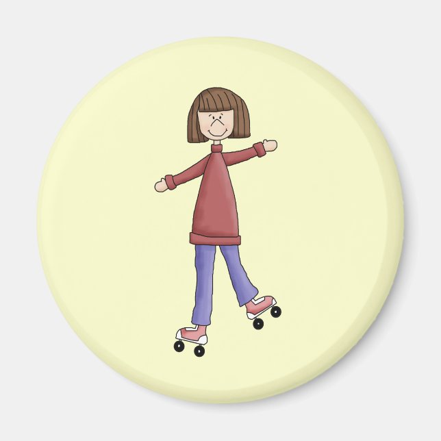 Rollerskating Magnet (Vorne)
