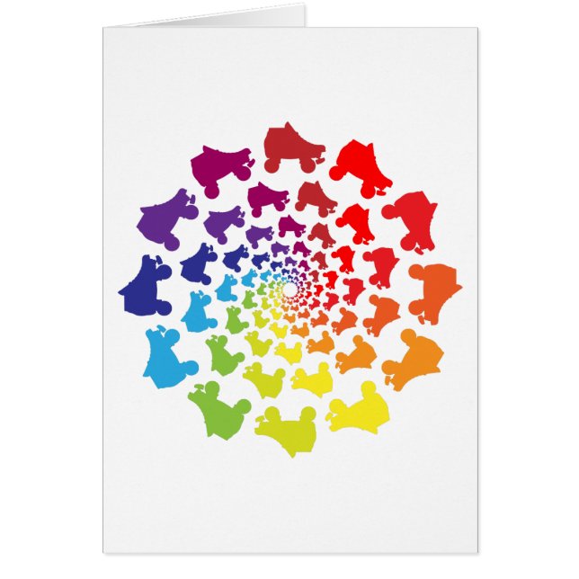 Rollerskier-Regenbogenkreis (Vorne)