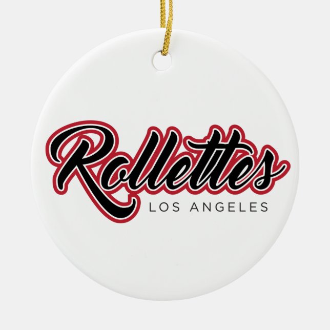 Rollettes-Ornament Keramik Ornament (Vorne)