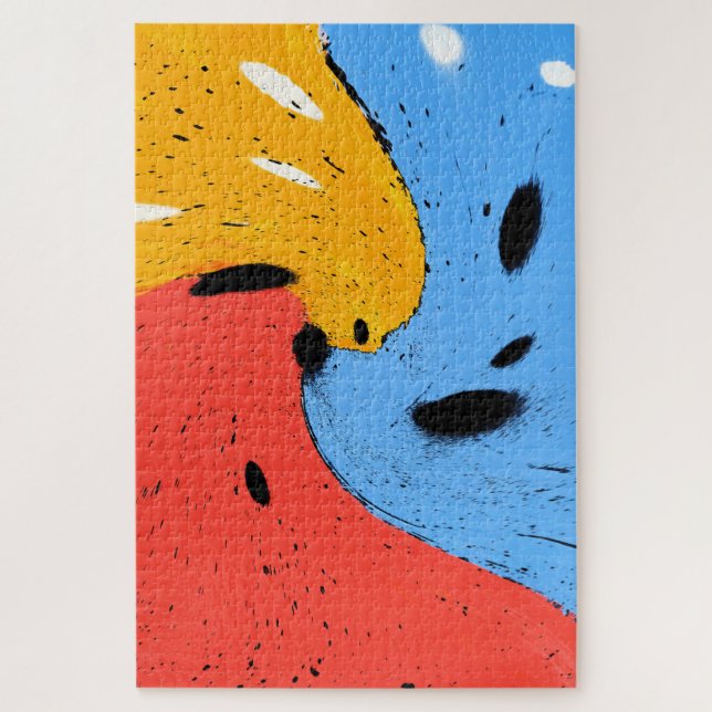 Rollfarben Puzzle (Vertikal)