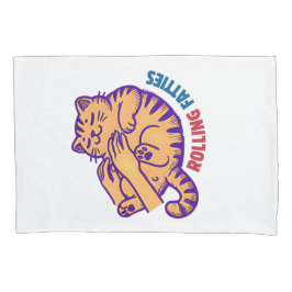 Rollfatties Cat Funny Niedlich Cat Lover Kitten Kissenbezug