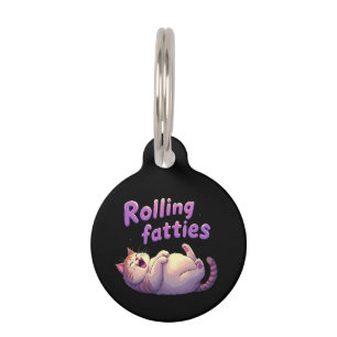 Rollfatties Cat Meme Funny & Niedlich Chonk Cats Haustiermarke